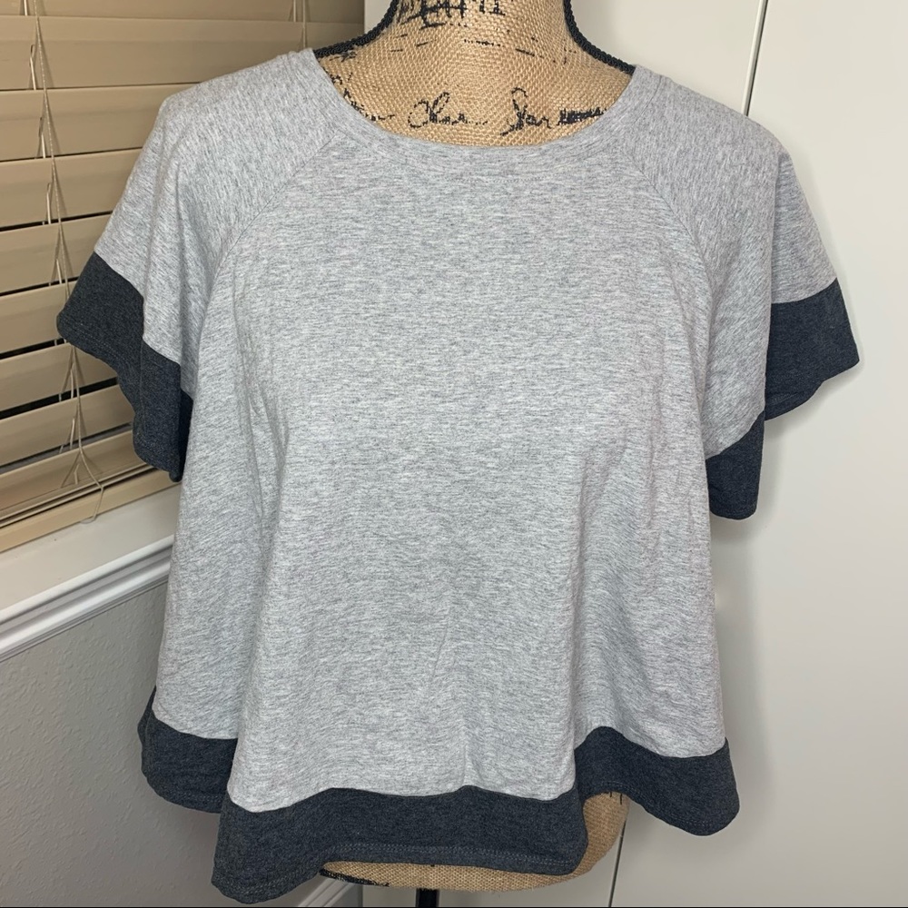 Eri + Ali Anthropologie Oversize Thick T-Shirt